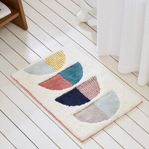 NWT! West Elm Half Moons Bath Mat
